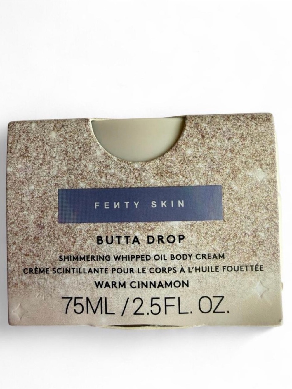 Fenty Beauty Warm Cinnamon Butta Drop Shimmering Whipped Body Cream